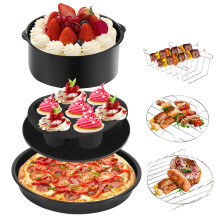 7 Conjuntos de AcessóRios para Panelas de PressãO, Vaporizador e Fritadeira a Ar CompatíVeis com  Foodi 5And6.5And8 Qt OP101,OP301,OP302