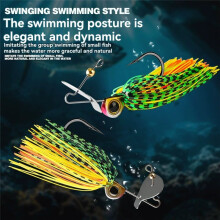 2 Stück 3D-Augen Angelköder 10 cm 15 G Cast Jigging Angelköder Spinner Jigkopf für Wolfsbarsch Makrele