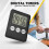 Schermo Digitale LCD Super Sottile Timer da Cucina Quadrato Cooking Count  Countdown Alarm Magnet Clock 1
