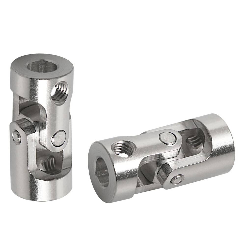 Ohamtes 2Pcs Shaft Diameter 5Mm To 6Mm Universal Coupling Rotatable Universal Steering Shaft U-Joint Coupler 93578189