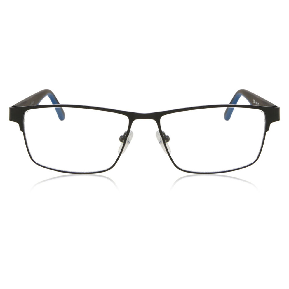 Smartbuy Collection Black Full Rim Square Tony 983A Unisex Eyeglasses