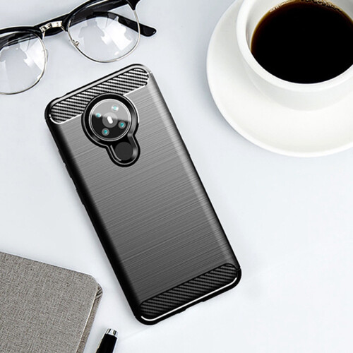 Suitable for  5.3 Case Anti-Fall Protective Shell Brushed Shell Protective Soft Shell TPU Mobile Phone Case Black