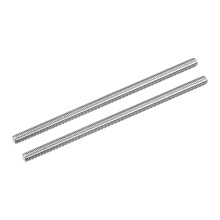 sourcing map Fully Threaded Rod M6 x 130mm 1mm Thread Pitch 304 Stainless Steel Right Hand Threaded Rods Bar Studs 2 Pack