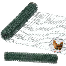 Cymax 3mX0.4m Chicken Wire Mesh Roll,Chicken Wire Fence 25mm Hole Size,Strong Galvanized Wire Mesh Fence,Fine Mesh Garden Fence for DIY Craft Poultry