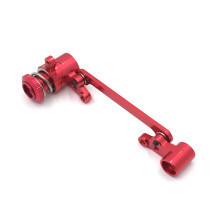 Conjunto de Embrague de DireccióN Servo Saver Completo para 144001 1/14 124018 124019 Piezas de ActualizacióN de Coche RC, Rojo
