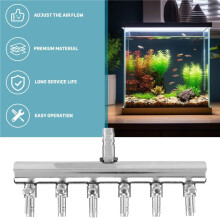 Aquarium Air Flow Splitter Fish Tank Air Control Valve Oxygen Distributor Fish Tank Air Pump Accessories 6 Way