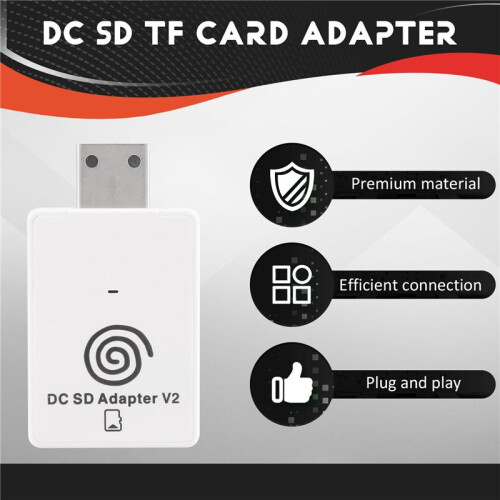 Tf Card Adapter Reader V2 Voor per  Dreamcast en Cd Met Dreamshell Boot Loader 1