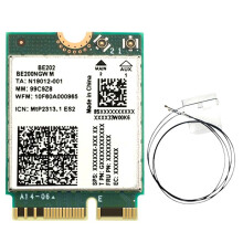 BE202 WiFi7 Network Card 2.4/5/6G Tri-Band 5374M Gigabit Wireless WiFi Network Card 5.4 with Antenna