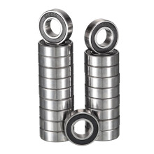 HiPicco 629-2RS Deep Groove Ball Bearings, ID 9mm x OD 26mm x Width 8mm Miniature Bearings, Double Rubber Sealed Ball Bearing Pre-Lubricated Chrome S