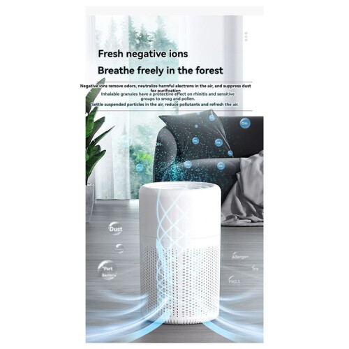 Air Purifier Removal with Negative Ion Generator Efficient Smoke, Odor, and Formaldehyde 1