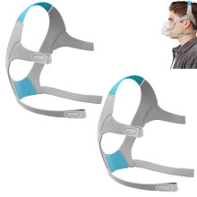 2 Pcs F20 Headgear for AirFit F20 / AirTouch F20 Cpap Headgear Strap, Unisex Soft Comfortable Cpap Mask Strap, Cpap Supplies Durable Replacement Head