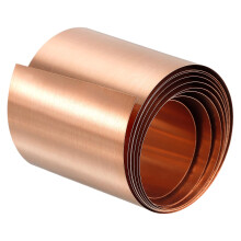 uxcell Copper Sheet Roll, Metal Foil Plate 1000mm x 40mm x 0.05mm