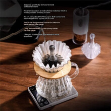 Coffee Filter Paper Assistant Cake Tritan Coffee Filter Cup FilterPaper Pres Cone HotWater Household Coffee Accessorie A