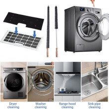WH01X35719 Lint Filter & Dryer Vent Brush for Ge Washer Dryer Filter Sponge Replacement Parts Washer Dryer Combo