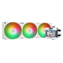 Thermalright FW 360 White ARGB CPU Water Cooler,3 PWM Fans Water Cooling System,IPS LCD Screen with 320x240 Resolution,for AM4/AM5,Intel LGA1700/1851