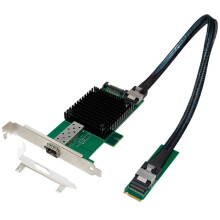 M.2 to 10G Network Card B+M SFP+ X520 10G Fiber Optic Industrial Computer Server Network Card JL82599EN Chip