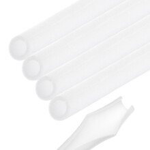 Rebower 4pcs Pipe Insulation Foam Tube 20x30mm 3ft Heat Preservation Foam Pipes [for Copper Water Pipe Freeze Protection] - White