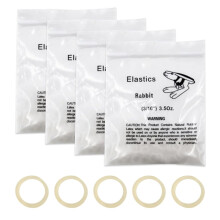 XdealCozyxc 400 Pcs Dental Orthodontic Elastic Bands, Braces Bands (Rabbit 3/16'' 3.5OZ)