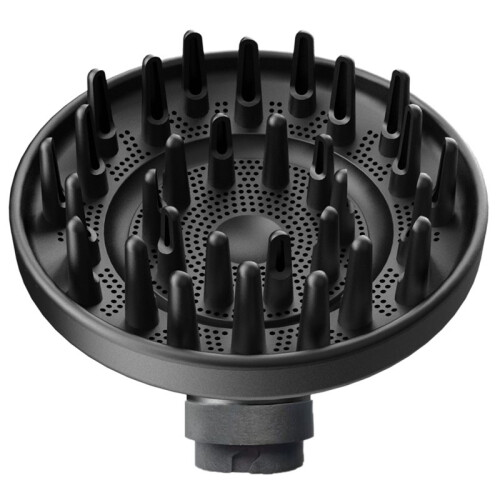 Diffusore per  FlexStyle per Asciugare Più Velocemente e Definire I Capelli Mossi, Ricci e Grigio Scuro