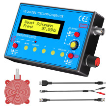 1Hz-500kHz DDS Signal Generator with Schumann Resonator, Portable Multifunction Waveform Generator with AC/DC Power, Ideal for Oscilloscope Calibrati