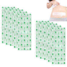 Lyqaq 10 Pcs Large Waterproof Wound Dressings (10x25cm) - Sterile Self-Adhesive Plasters with Absorbent Pad for Showering, Post-Surgery & Tattoo Afte