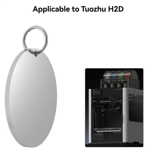 H2D Laser Engraved Round Stainless Steel Tags 30mm for 3D Printer Accessories 2