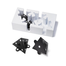 Revopoint 4 Pieces 3D Magnetic Pyramid Marker Kit for 3D Scanning, 3D Scanning Markers for 3D Scanners, 3D Tracking Dots for Preventing Tracking Loss