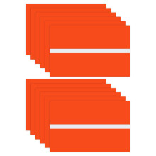 M METERXITY 12-Pack Double Color Laser Engraving Blanks 7x11 Inch,1.3mm Thick ABS Plastic Sheet Engraved Material for Name Plate/Yard Signs/Laser Cut