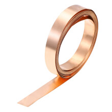 PATIKIL 0.2mm x 10mm x 4000mm Copper Sheet Roll, 99.9% Pure Copper Strip Flashing Metal Foil Plate for DIY Project Jewelry Craft Electrical Repair
