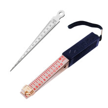 2 Pcs Fire Door Gap Gauge,Engineering Ruler for Measuring The Gap Between Plug Gauges and Doors, Metal Door Gap Measuring Tool, Wedge Vernier Feeler