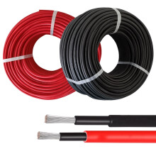6mm² Solar Panel PV Cable Black & Red – Double Insulated DC Photovoltaic Wire by BMF DIRECT (Black, 20 Metres)