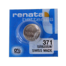 2 X Renata Battery 371 SR920SW SILVER 1.55V SWISS MADE