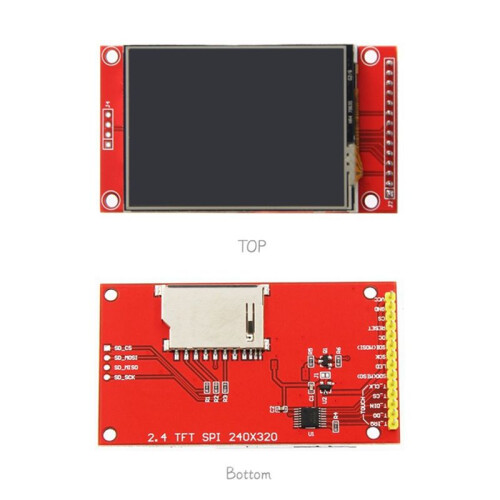 2.4 Inch SPI LCD Screen Module 240x320 TFT Module ILI9341 Serial Port Display Module for  No Touch 1