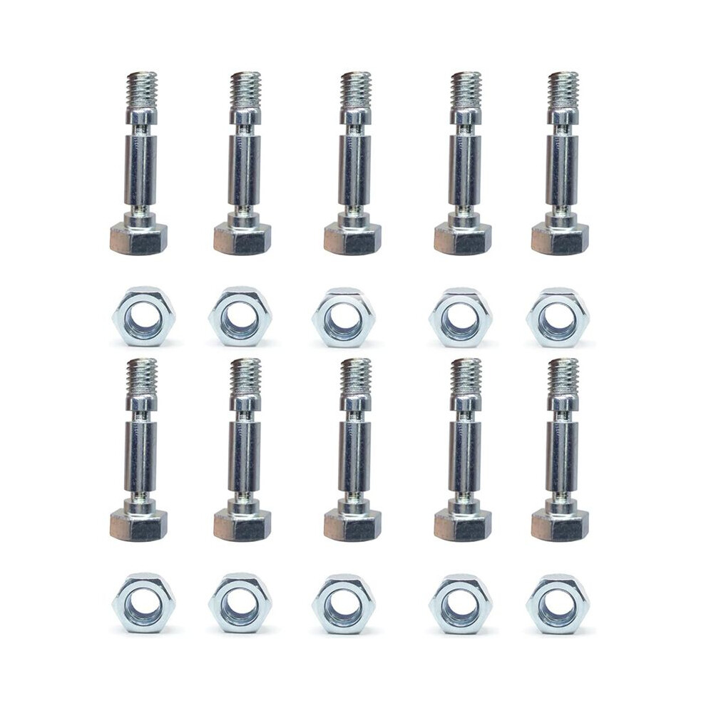 10Pack 707555 Snow Blower Shear Pins For Craftsman,Briggs & Stratton, Brute, Murray Dual Stage Snow Thrower 6034189265800