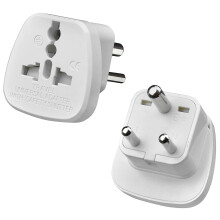 Gadgets Hut UK - 2 x UK to India Travel Adapter Type D | British 3-Pin to Indian Socket Converter | Travel Adapter for India, Nepal & Sri Lanka, Bang