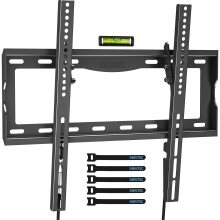 BONTEC TV Wall Mount Bracket for 26-65 inch LCD/LED/OLED Flat/Curved TVs, VESA 400x400mm, Full Motion & Tilting Slim Design up to 55kg, Fits Most TVs
