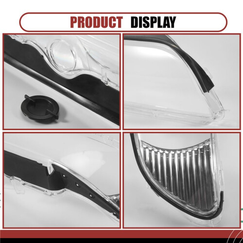 For  5 SERIES E39 2000-2004 Car Headlight Shell Headlight Cover Headlamp Lens Headlight Glass Right 1