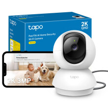 Tapo C210 2K 3MP Pan/Tilt Indoor Camera House Security Camera, WiFi Camera, No Monthly Fee, AI Detection, Dog Puppy Camera, Baby Camera Monitor, 360