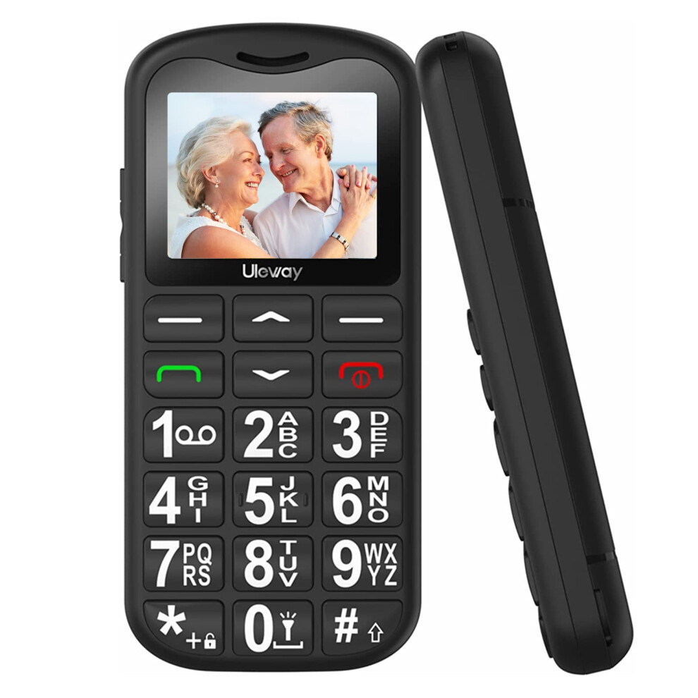 Uleway Big Button Mobile Phone For Elderly Gsm Unlocked Mobile Phone With Sos Button Speed Dail Torch Fm Radio Dual Sim Basic Cell Phone Easy To Use 30824621