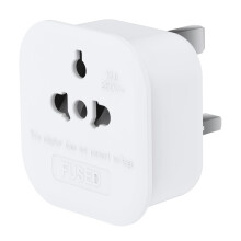 1Pack US to UK Plug Adapter, US to UK Travel Adapter, US/Canada/China/Japan to UK Plug Converter Power Adapter with 13A Fuse (Type A, B, C, I, E, F,