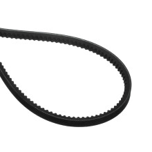 sourcing map AX69 EPDM V-Belt, Raw Edge Cogged Industrial Rubber V Belt 1/2" Width x 69" Inside Circumference