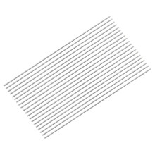 sourcing map 20Pcs 1mm x 400mm 304 Stainless Steel Rods, Round Metal Solid Rod Lathe Bar Stock for Industry, DIY Craft, Car, Helicopter, Airplane
