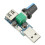 5Pcs  USB Fan Governor Wind Speed Controller Air Volume Regulator Cooling Mute Multi Function Fan Speed 3