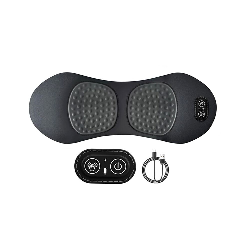 Upadate Rechargeable Electric Lumbar Support Pillow Back Massager with Heat,Back Massager for Pain Relief Deep Tissue