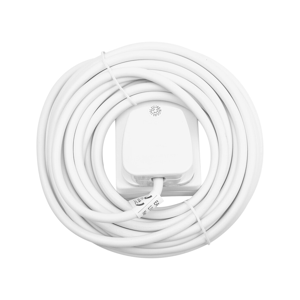 Benross 45220 1 Gang 5 Metre 13 Amp Extension Lead Cable White 82045258