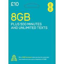 EE Pay As You Go 3-in-1 SIM card