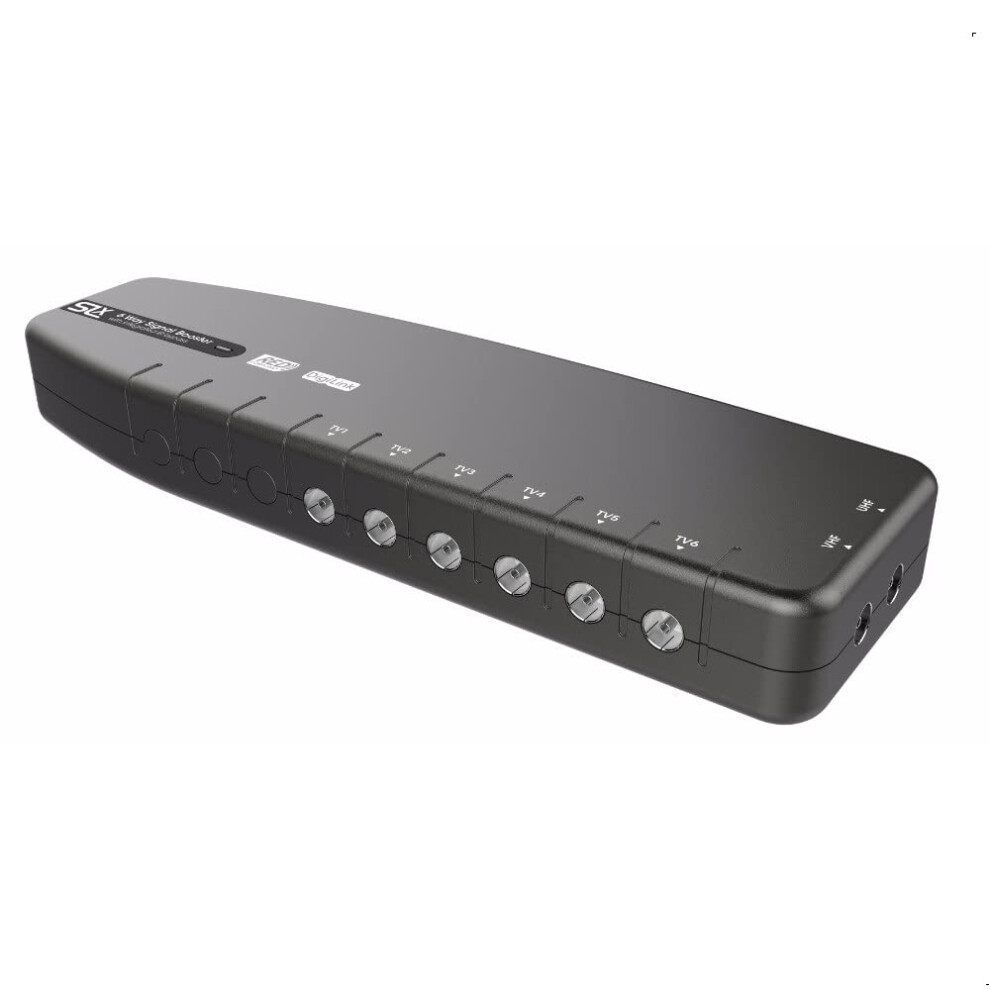 Slx Grey Signal Booster, Tv Amplifier 6 Output 27823Bmr - Improve Picture Quality And Channel Reception - Boost Your Hd Tv/Fm/Dab Signal. 6 Way - For Hd And Freeview, - Image 3