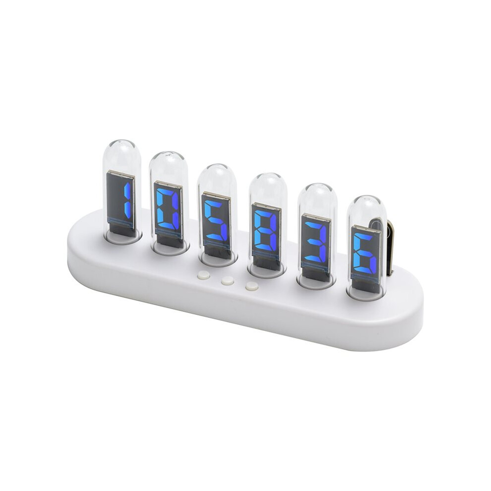 Nixie Tube Clock Color Screen Digital Clock Diy Analog Digital Tube Wifi Desktop Desktop Digital Clock B 6034087644745