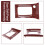 Car Console Gear Shift Panel Trim Cover for   2003-2006 Gear Position Decorative Panel Storage Box Cover 2
