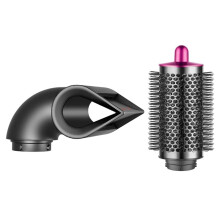 Large Round Volumizing Brush and Blade Concentrator Attachment for Airwrap HS01 HS05 HS08 for Straight Curly B